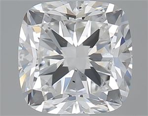 Picture of 2.00 Carats, Cushion E Color, SI1 Clarity and Certified by GIA