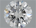 1.01 Carats, Round with Excellent Cut, J Color, SI2 Clarity and Certified by GIA