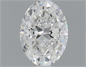 1.00 Carats, Oval G Color, SI2 Clarity and Certified by GIA