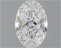 1.20 Carats, Oval F Color, SI1 Clarity and Certified by GIA