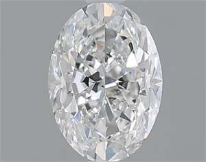 Picture of 1.00 Carats, Oval F Color, SI1 Clarity and Certified by GIA