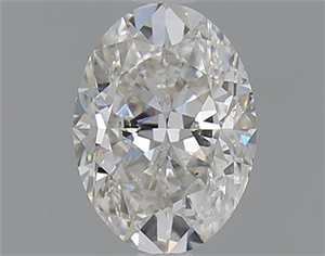 Picture of 1.00 Carats, Oval I Color, SI1 Clarity and Certified by GIA