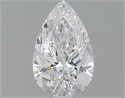 1.01 Carats, Pear E Color, SI1 Clarity and Certified by GIA