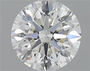 Picture of 1.00 Carats, Round with Excellent Cut, J Color, SI2 Clarity and Certified by GIA