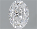 1.51 Carats, Oval D Color, SI2 Clarity and Certified by GIA