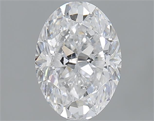 Picture of 1.51 Carats, Oval D Color, SI2 Clarity and Certified by GIA
