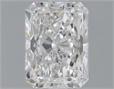 1.50 Carats, Radiant G Color, SI2 Clarity and Certified by GIA