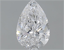1.00 Carats, Pear D Color, SI1 Clarity and Certified by GIA