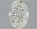 1.71 Carats, Oval K Color, SI2 Clarity and Certified by GIA