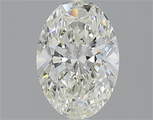 Picture of 1.71 Carats, Oval K Color, SI2 Clarity and Certified by GIA