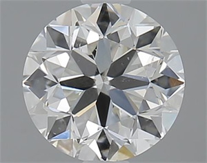 Picture of 1.00 Carats, Round with Very Good Cut, J Color, SI1 Clarity and Certified by GIA
