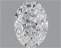 1.00 Carats, Oval F Color, SI1 Clarity and Certified by GIA