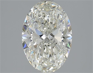 Picture of 2.01 Carats, Oval I Color, SI1 Clarity and Certified by GIA