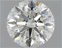 1.00 Carats, Round with Excellent Cut, K Color, VS2 Clarity and Certified by GIA