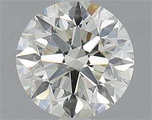 Picture of 1.00 Carats, Round with Excellent Cut, K Color, VS2 Clarity and Certified by GIA