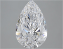 3.51 Carats, Pear D Color, VS2 Clarity and Certified by GIA
