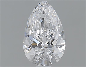 Picture of 0.61 Carats, Pear D Color, VVS2 Clarity and Certified by GIA