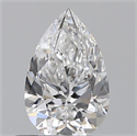 0.50 Carats, Pear D Color, VS1 Clarity and Certified by GIA