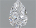 0.70 Carats, Pear D Color, VS2 Clarity and Certified by GIA