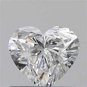 Picture of 0.50 Carats, Heart E Color, VS1 Clarity and Certified by GIA