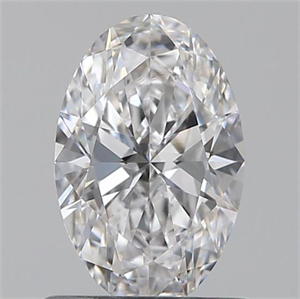 Picture of 0.70 Carats, Oval D Color, VS1 Clarity and Certified by GIA