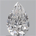 0.80 Carats, Pear E Color, SI2 Clarity and Certified by GIA