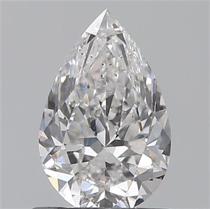 Picture of 0.80 Carats, Pear E Color, SI2 Clarity and Certified by GIA