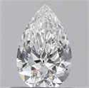 0.50 quilates, De pera , Color D, claridad VS2 y certificado por GIA