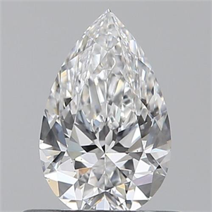 Picture of 0.50 Carats, Pear D Color, VS2 Clarity and Certified by GIA