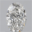 0.60 quilates, Ovalado , Color G, claridad VVS1 y certificado por GIA