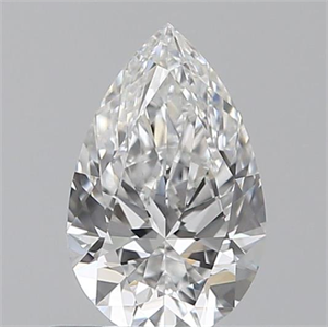 Picture of 0.54 Carats, Pear E Color, VVS1 Clarity and Certified by GIA