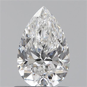 Picture of 0.70 Carats, Pear E Color, VVS1 Clarity and Certified by GIA