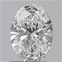 0.90 Carats, Oval E Color, VS2 Clarity and Certified by GIA