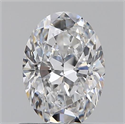 0.70 Carats, Oval D Color, VS2 Clarity and Certified by GIA