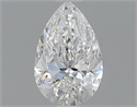 0.70 Carats, Pear F Color, VS1 Clarity and Certified by GIA