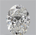 0.50 Carats, Oval G Color, VS2 Clarity and Certified by GIA