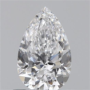 Picture of 0.53 Carats, Pear D Color, VS2 Clarity and Certified by GIA