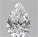 0.71 Carats, Pear D Color, VVS1 Clarity and Certified by GIA