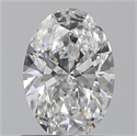 0.70 Carats, Oval F Color, VS2 Clarity and Certified by GIA