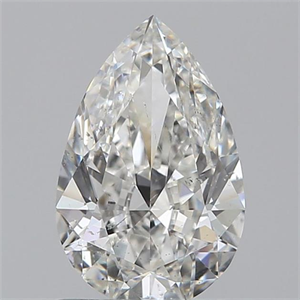 Picture of 0.90 Carats, Pear H Color, SI2 Clarity and Certified by GIA