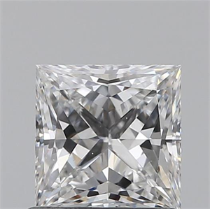 Picture of 0.80 Carats, Princess E Color, VS2 Clarity and Certified by GIA