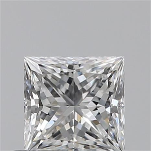 Picture of 0.50 Carats, Princess E Color, VVS2 Clarity and Certified by GIA