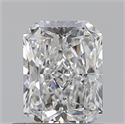 0.61 quilates, Radiante , Color E, claridad VS2 y certificado por GIA