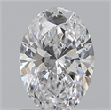 0.80 Carats, Oval D Color, VS1 Clarity and Certified by GIA