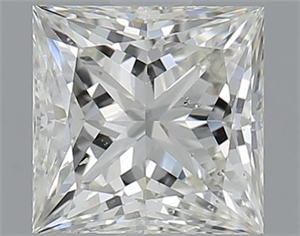 Picture of 1.00 Carats, Princess J Color, SI1 Clarity and Certified by GIA