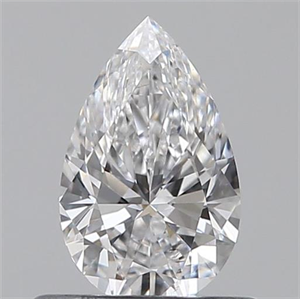 Picture of 0.50 Carats, Pear D Color, SI1 Clarity and Certified by GIA
