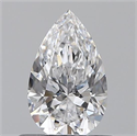 0.53 Carats, Pear D Color, VS1 Clarity and Certified by GIA