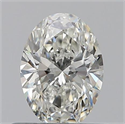 0.50 Carats, Oval I Color, VVS2 Clarity and Certified by GIA