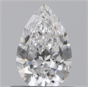 0.50 Carats, Pear F Color, VS2 Clarity and Certified by GIA