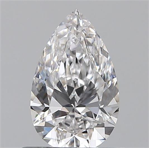 Picture of 0.53 Carats, Pear E Color, VVS2 Clarity and Certified by GIA